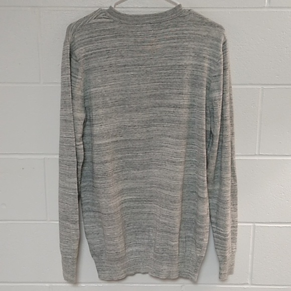 OLD NAVY FINE GAUGE100% COTTON KNIT BUTTON UP CREWNECK LIGHTWEIGHT SWEATER TALL - Picture 2 of 7